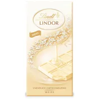 Lindt Lindor Weiß Tafelschokolade mit zartschmelzender Füllung 100g