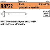 Upat Ankerstange ASTA M8 x 150 galvanisch verzinkt 10 Stück