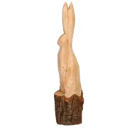 Deko Hase aus Holz 70cm