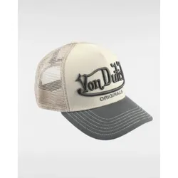 Von Dutch Trucker Cap Riverside Cotton Twill Beige/Black