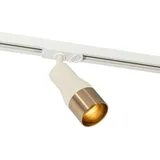 QAZQA Moderner Spot Beige mit Gold für 1-phasiges Schienensystem GU10 50mm - Iconic Kohua