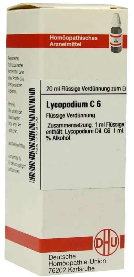 Lycopodium C 6 Dilution 20 ml