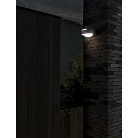 Lutec Außenwandleuchte Aluminium 5 x 16 x 20 cm 1 Stück grau