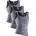 CLIPPER Exclusive Tanktop für 3-St modische Optik Jeans meliert tolle Baumwoll-Qualität blau 7