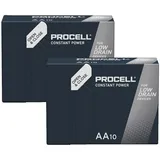 Duracell Procell Constant Alkaline LR6 Mignon AA Batterie MN 1500 1,5V 20 Stk. (