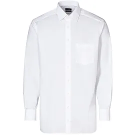 Olymp Businesshemd OLYMP "OLYMP Luxor, modern fit, New Kent", Herren, Gr. 44, Normaler Arm, weiß, 100% Baumwolle, Hemden