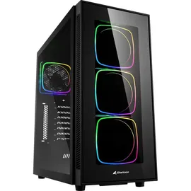 Sharkoon TG6 RGB schwarz Midi Tower