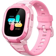 Mibro P6 4G BT 45 mm Kunststoffgehäuse Pink Sportarmband Pink M