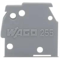WAGO 255-600 Abschlussplatte Orange 100St.