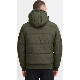 Blend BHBoris Herren Winterjacke Steppjacke Jacke gefüttert mit abnehmbarer Kapuze Reißverschlusstaschen Regular fit - Grün - M