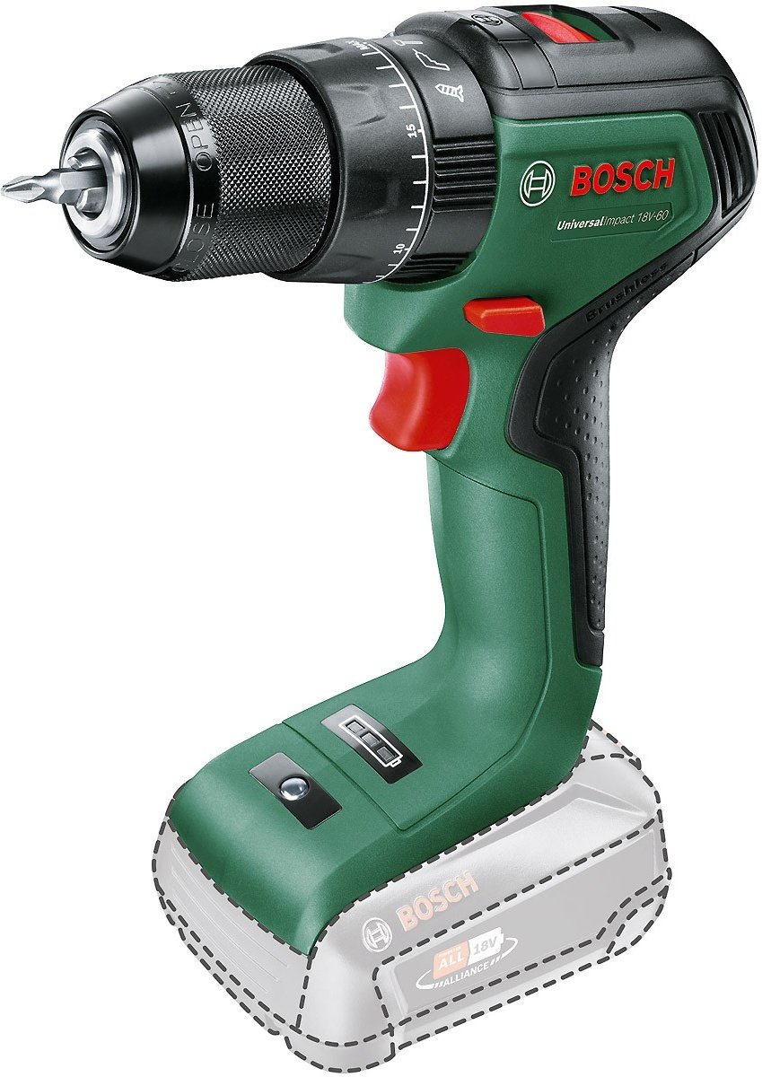 Preisvergleich Produktbild Bosch UniversalImpact 18V-60 (baretool) - 06039D7100