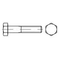 Industrial Quality Supplies ISO 4014 Sechskant-Schaftschraube M6 x 30 500 Stück