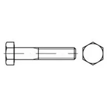 Industrial Quality Supplies ISO 4014 Sechskant-Schaftschraube M6 x 30 500 Stück