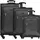 d & n Travel Line 6400 Koffer-Set 3-tlg. schwarz