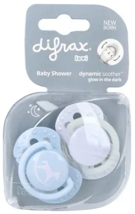 Difrax Schnuller Dynamic Newborn Babyshower 2 Stück