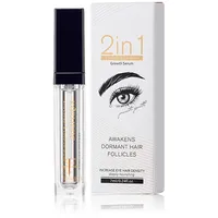 Wimpernwurzeln & Augenbrauenserum, 7ml Wimpernserum, NäHrt die, Wimpernbooster, Lash Serum, Augenbrauenverstärker & Wimpernwachstumsserum Für Stärkere, Dickeres, Längeres-Weiß