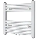vidaXL Badheizkörper gebogen 480 x 480 mm weiß