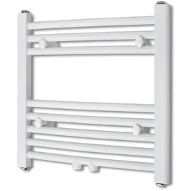 vidaXL Badheizkörper gebogen 480 x 480 mm weiß