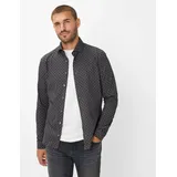 Brax Herren, Hemd Style HAROLD", velvet, dunkelblau, Gr. XL