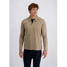 Pierre Cardin Langarmshirt in Lark | Gr.: XL