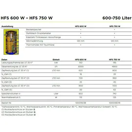 Remeha HFS 600 W 653 Liter Weiß/Schwarz