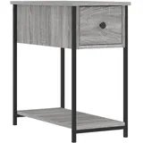 vidaXL Nachttisch Grau Sonoma-Eiche 30x60x60 cm Holzwerkstoff
