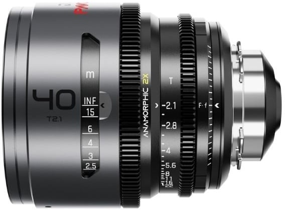 DZOFILM Pavo 2x Anamorphic 40mm T2.1 für PL/EF Mount S35 metric - Neutral Coating