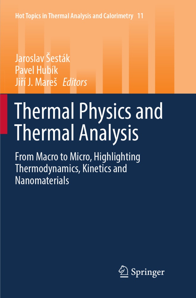 Thermal Physics And Thermal Analysis  Kartoniert (TB)