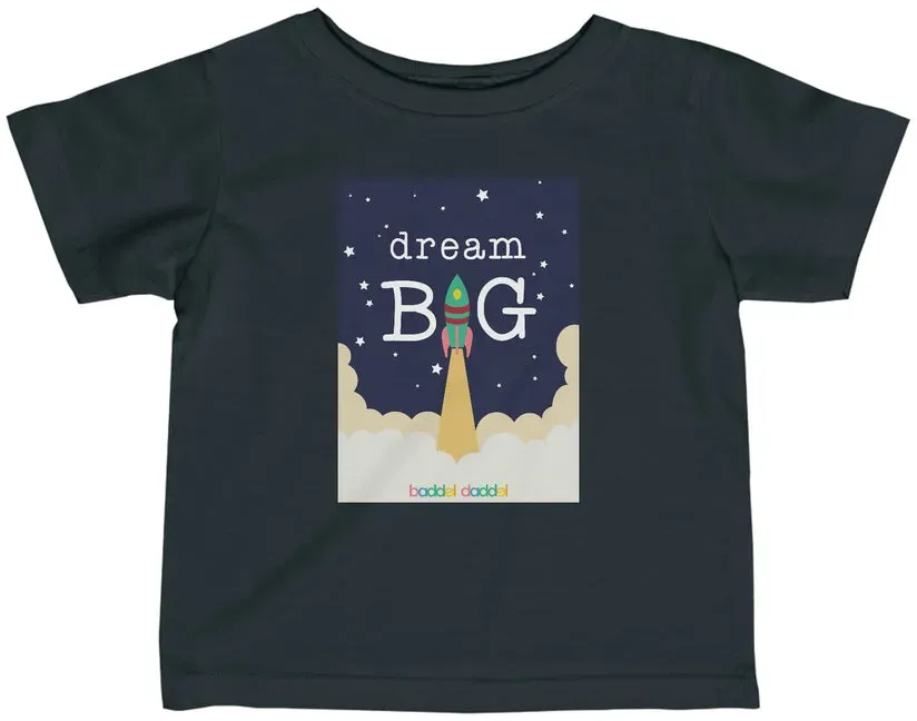 Feinjersey-T-Shirt "Big Dreams" von baddeldaddel - 68