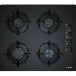 Bosch Pop6b6b10 60cm Gaskochfeld schwarz Hartglas Gas Kochfeld Autark