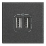 Legrand USB-Steckdose Axolute Anthrazit