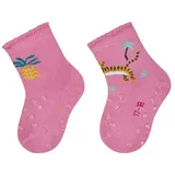 Sterntaler ABS Krabbelsocken 2er-Pack Ananas in rosa – Gr.: 20