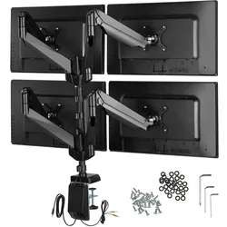 Monitor Tischhalterung für 4 Monitore von 13