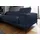 W.Schillig Eckcouch Leder L-Form 3-Sitzer Blau