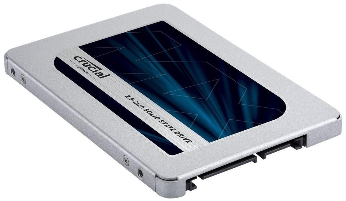 Crucial CT1000MX500SSD1 MX500 1000GB SATA 2.5” SSD 7mm mit 9.5mm Adapter