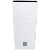 Pflanzkübel PROSPERPLAST "Rato square", weiß, H:55cm T:28,7cm, Kunststoff, Pflanzgefäße, Pflanzkübel, BxTxH: 28,7x28,7x55 cm