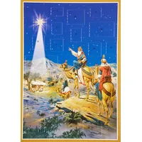 Sellmer Postkarten-Adventskalender drei Könige folgen dem Stern