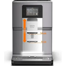 Krups Intuition Preference+ EA875E silber/chrome-optik/schwarz