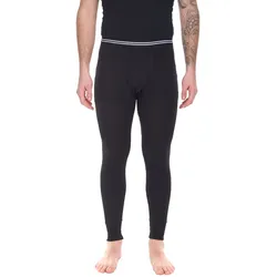 AM LEGEND Herren Ski-Unterhose nachhaltige lange Unterhose aus reiner Baumwolle 26183 Schwarz - XXL