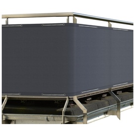 Sol Royal Balkon Sichtschutz PES Balkonumspannung 90x500 cm – Balkonbespannung mit Ösen - in div. Größen & Farben