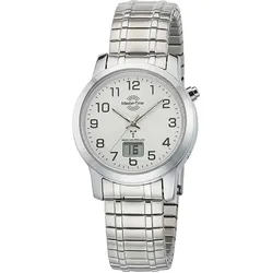 Master Time MTLA-10307-12M Damen-Funkuhr mit Zugband