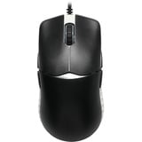 Ducky Feather Black & White Ultralight Gaming Mouse, Omron Switches, USB (DMFE20O-OAZPA7V)