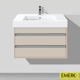 Duravit Ketho 95x44cm, Tau, 2 Schubkästen, wandhängend