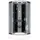 AcquaVapore D58-53T1 Komplettdusche mit Pendeltür 90 x 90 cm Schwarz Sicherheitsglas ESG