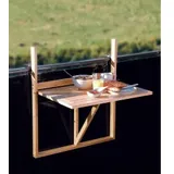 KESPER Balkonhängetisch, Bambus, 69,5 x L x H): 64 x 72 x 44 cm