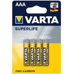 VARTA AAA Batterie-Superlife-Karte A 4 EINHEITSGRÖSSE