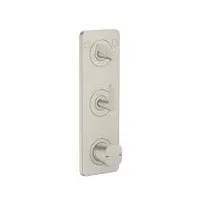 Hansgrohe „Axor Citterio C“ Ausladung 0 mm in Edelstahl