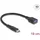 DeLock USB-C auf USB-A Adapter 0,19 m Schwarz