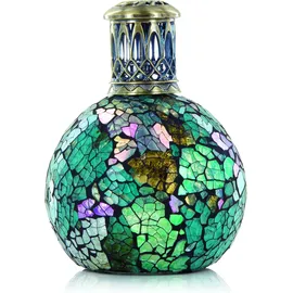 Ashleigh & Burwood London ASHLEIGH & BURWOOD Duftlampe 'Peacock Feather' rund 11cm - Glasmosaik - katalytische Aromalampe