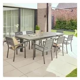 Home Deluxe Sitzgruppe CALIDO MADERA 6 Stühle